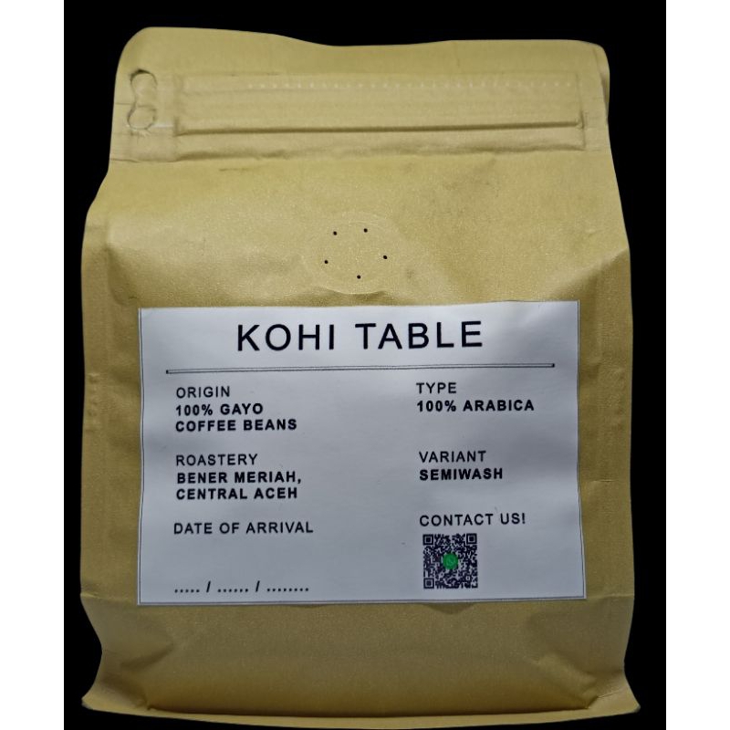 

100% Pure Biji Kopi Roasted Arabika Gayo Single Origin | Semiwash