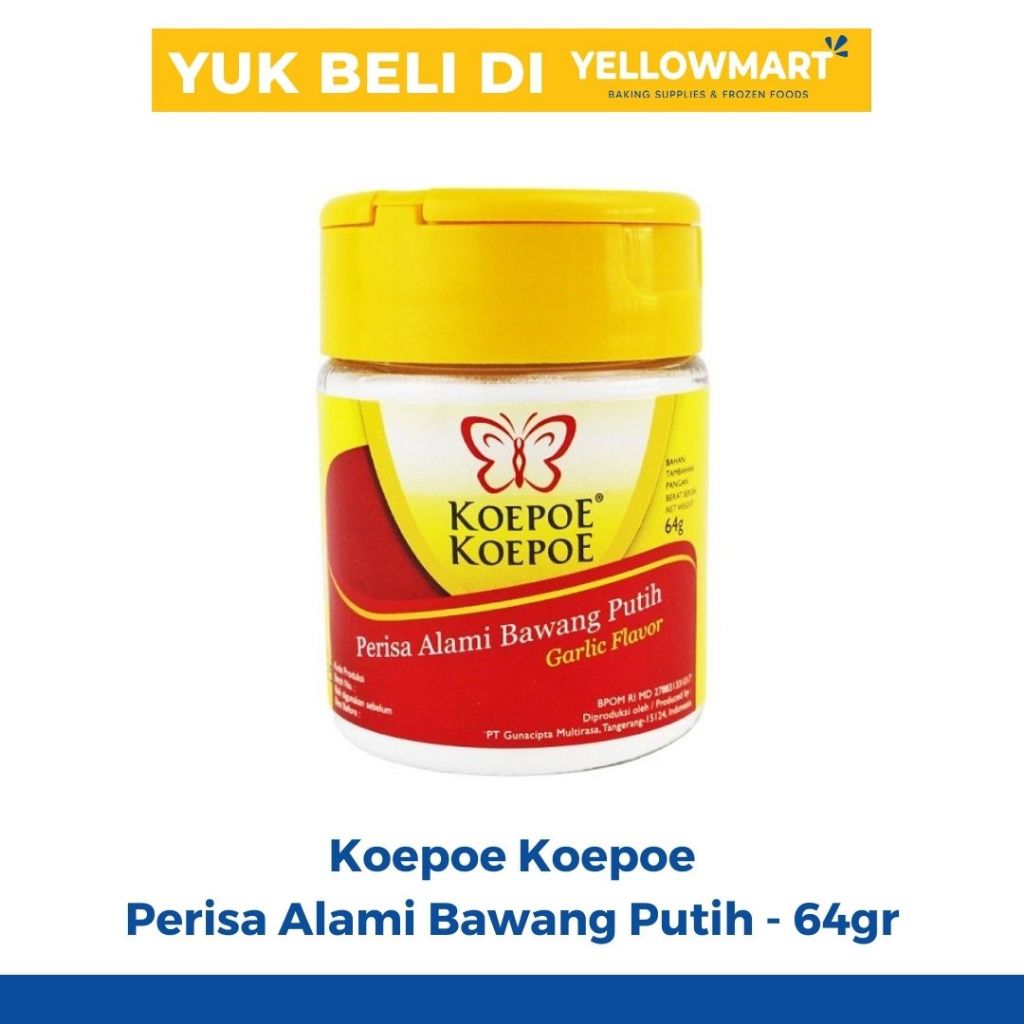 

Koepoe Koepoe Perisa Alami Bawang Putih Garlic Powder - 64gr