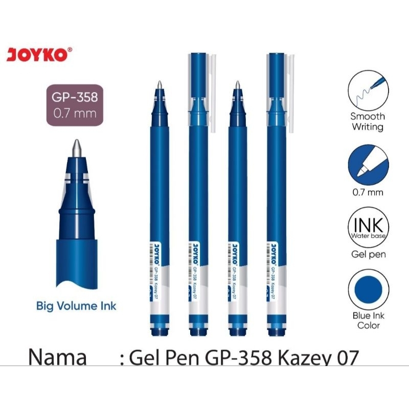

Pena Joyko 0,7 hitam GP-358 (1pcs)