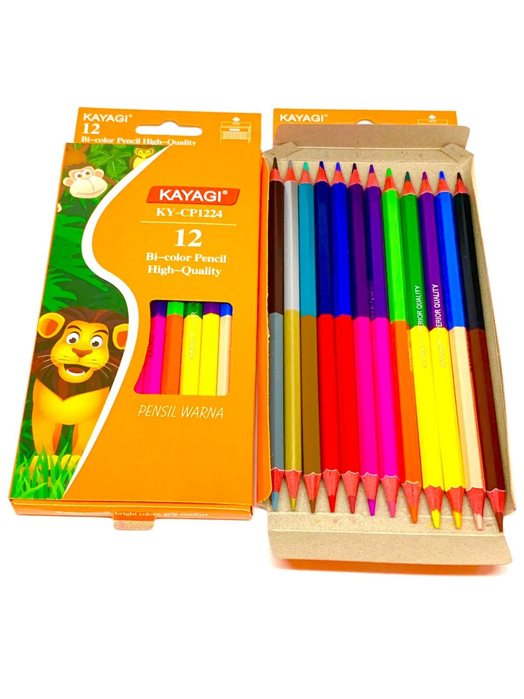 

Pensil Warna Patriot 12w Panjang / Pendek / Kayagi Twin Panjang / Esco Panjang / Pendek