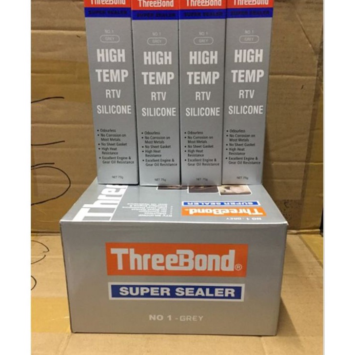 

[KODE E7QVD] Promo THREEBOND GREY 75Gr Super Sealer No.1 Grey 75GR - Lem Gasket / Packing / Paking