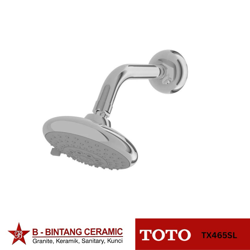 TOTO Shower Head TX465SL | Head Shower - Shower Mandi - Rain Shower