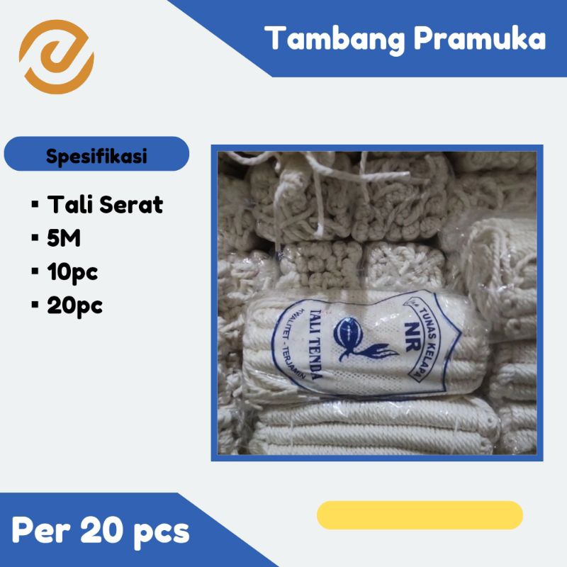 Tali Serat Pramuka - Tali Kor - Tali Tambang Harga Grosir