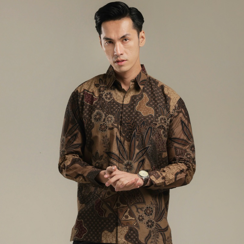 Batik Ayman - RAHARDIAN GOLD | Kemeja Batik Pria Katun Solo Halus