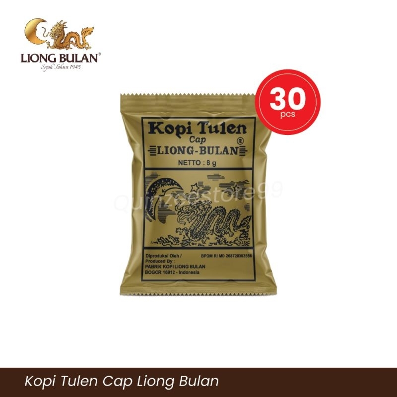 

KOPI CAP LIONG BULAN MINI (1PAK ISI 30 @8GR) KOPI LOKAL BOGOR