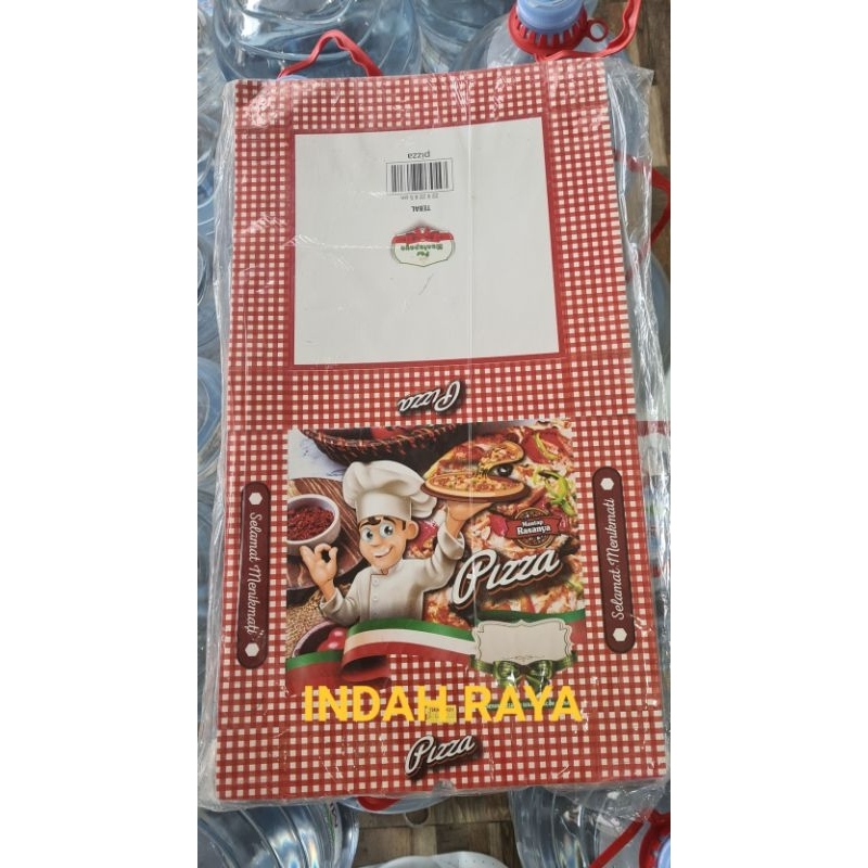 

KOTAK PIZZA/ dus PIZZA motif 22 X 22 X 5CM @ 50pcs per pack