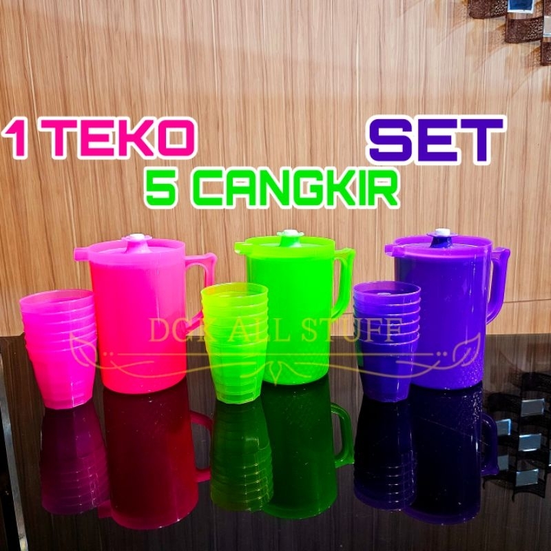 Teko Ceret Eskan Esgan Teapot Water Jug Waterjug Pitcher 1,5 L 1,5L 1,5 Liter 1.5 L 1.5L 1.5 Liter T