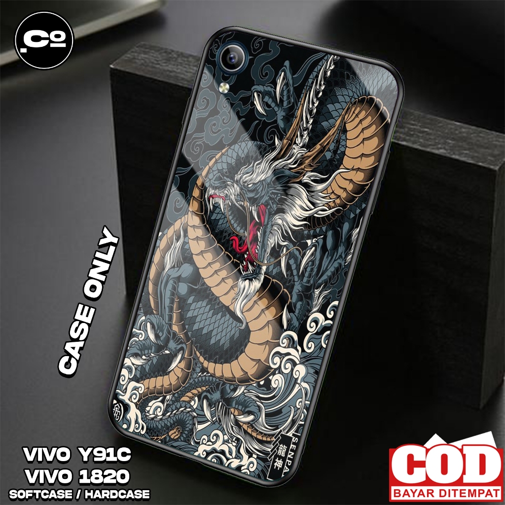 Case VIVO Y91C / VIVO 1820  - Casing VIVO Y91C / VIVO 1820 [ DRGN ] Silikon VIVO Y91C / VIVO 1820  -
