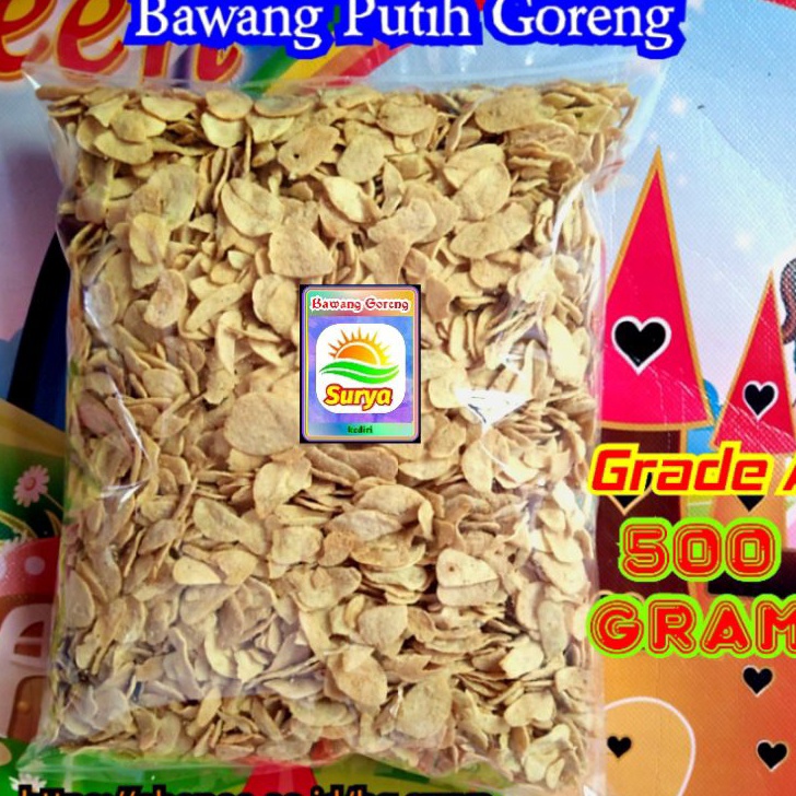 

[KODE PRODUK 0YG0P4198] Bawang PUTIH Goreng ( 500 gr ) Grade A
