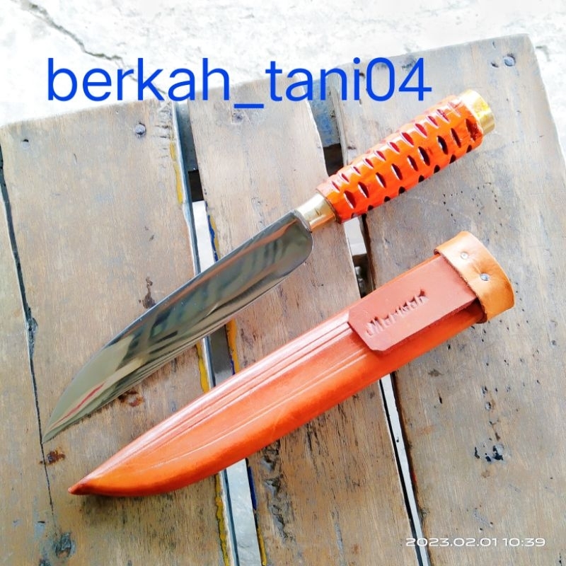 pisau perak baja putih