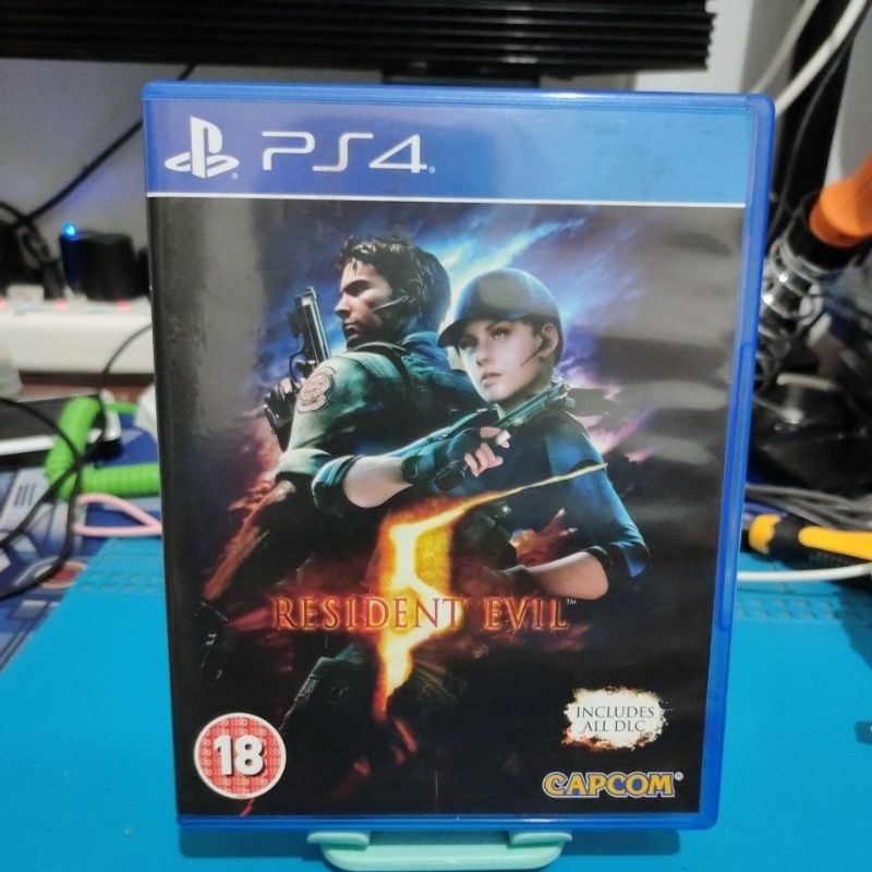 resident evil 5 kaset PS4 PS5 game Playstation bd