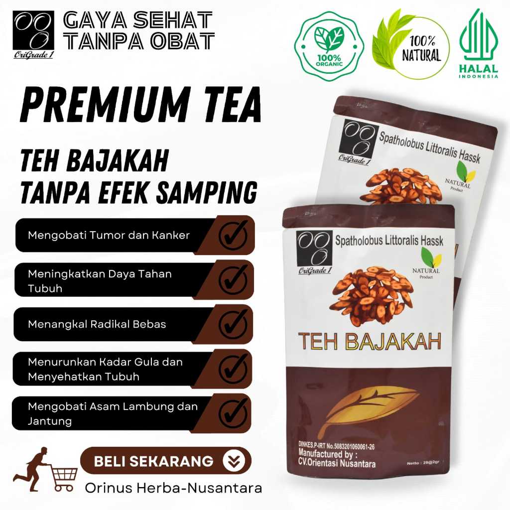 

Teh Kayu Bajakah Kalimantan Kualitas TERBAIK 100%, untuk mengobati asam urat, asam lambung, darah tinggi,Kanker isi 28 Tea Bag