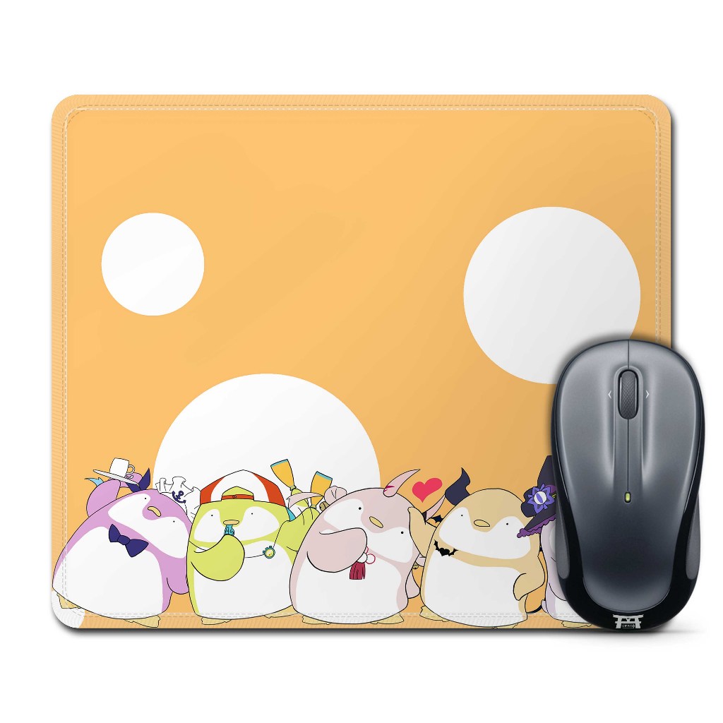 Mouse pad gaming anime vtuberHOLO JP PENGUIN DOLL GEN 2-HOLO JPmaterial Rubber