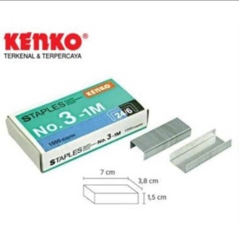 

Isi Staples / Staples No 3 Besar Joyko (20 Pcs)