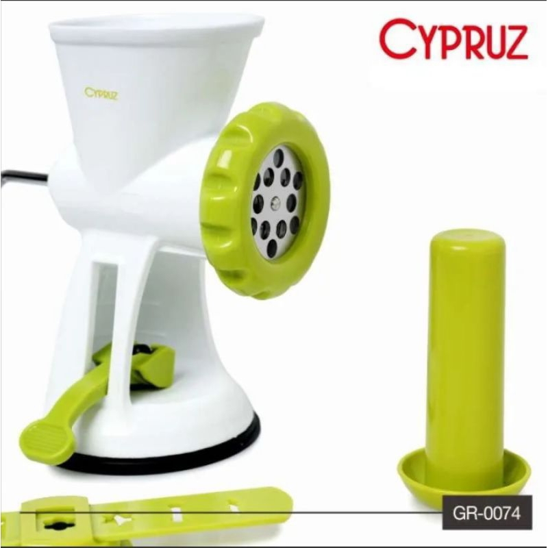 Cypruz Grinder / Penggiling Manual GR-0074 Untuk Menggiling Daging dan Pencetak Kue Kering