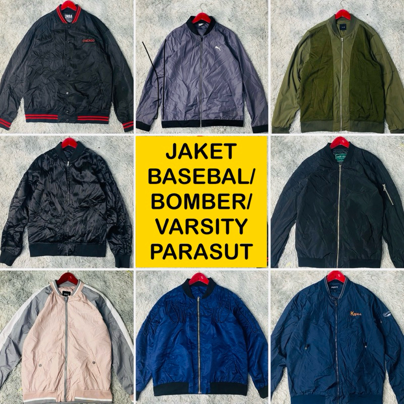 Jacket Baseball | Varsity | Bomber Parasut preloved