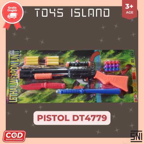 ( BISA COD ) Mainan Anak Pistol Senapan DT4779 Shotgun Lethan Weapon Unit Murah