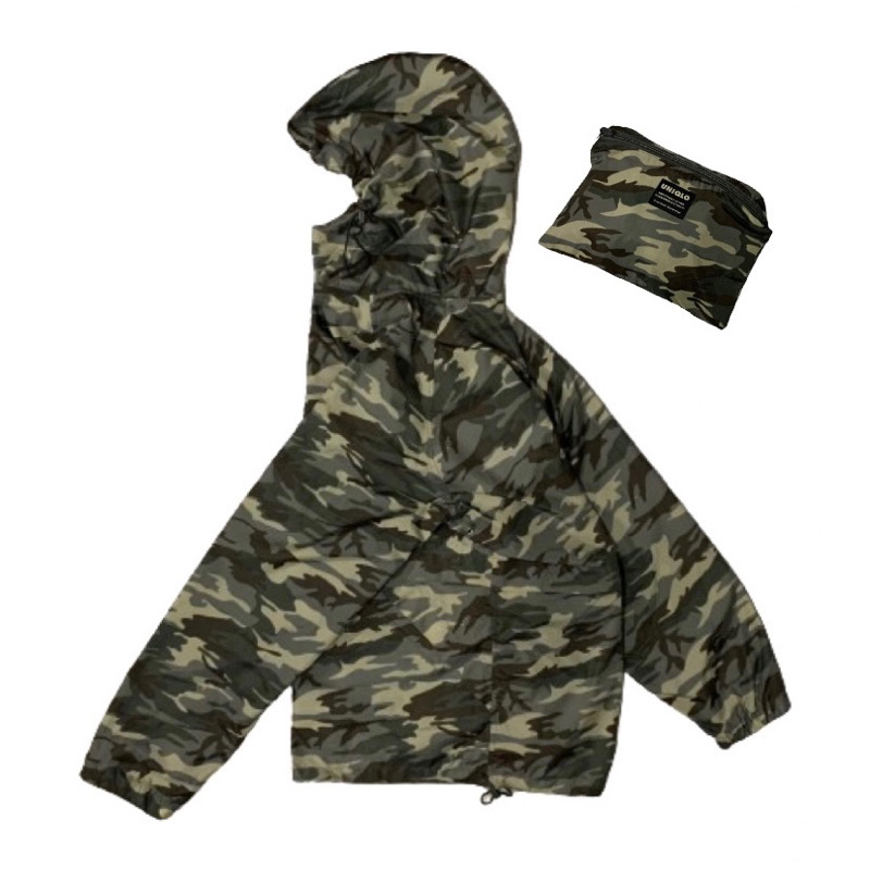 Jacket Camo Uniqlo “Pocketable”