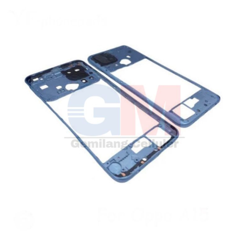 BEZZEL / BEZEL TULANGAN BODY TENGAH OPPO A15 / BEZZEL OPPO A15