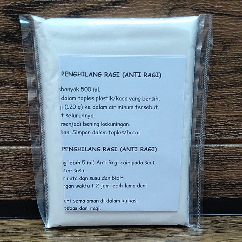 

Grosiran Murah Bahan Anti Ragi Kemasan 120 gram !!!