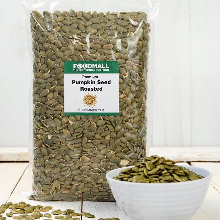 

NV6SW Pumpkin Seeds ROASTED 1 kg / Biji Labu Panggang 1000 gram g70av