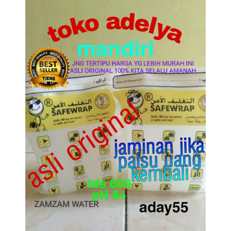 

[✦K40<] Air zamzam 1 liter asli 100% original murni Dijamin Ori