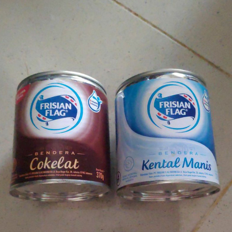 

[PRODUK HIEAY60] Frisian Flag Kental Manis Full Cream dan Coklat Kaleng ☍Stok Banyak