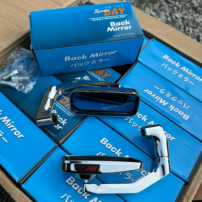 Spion Day Tanduk Kotak model daytona universal motor Honda Yamaha