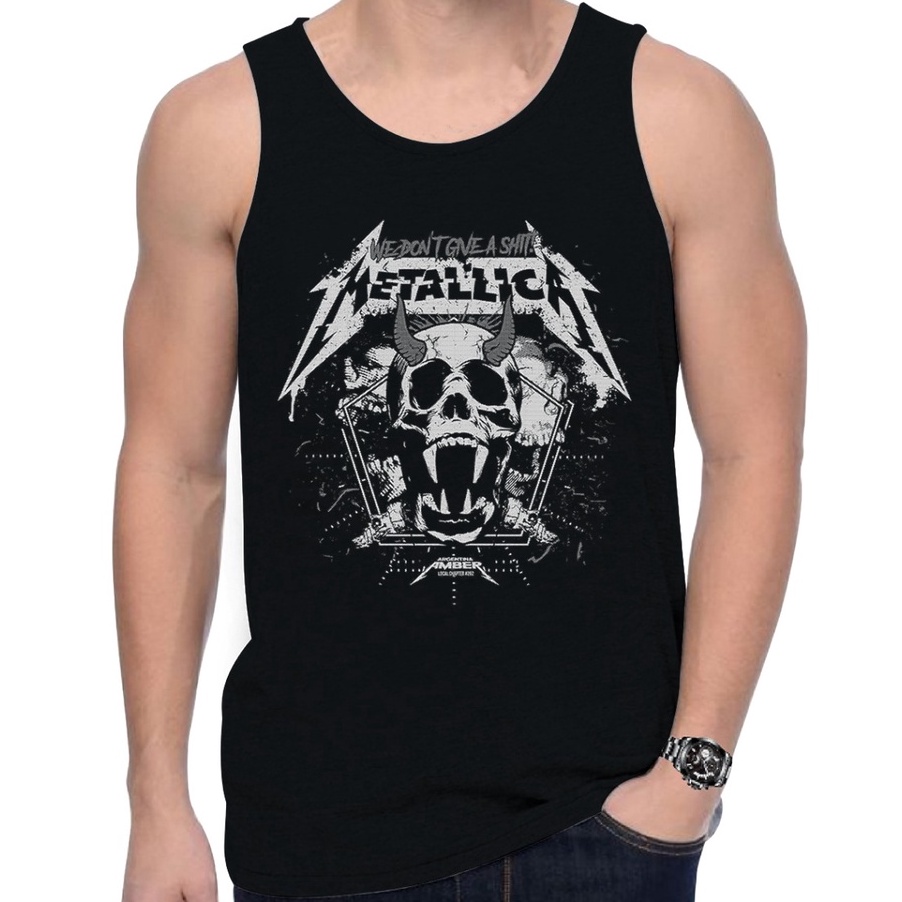 Terlaku.. SINGLET PRIA METALLICA ll- KAOS TANPA LENGAN / LEKBONG PRIA / KAOS DALAM PRIA / SINGLET PR