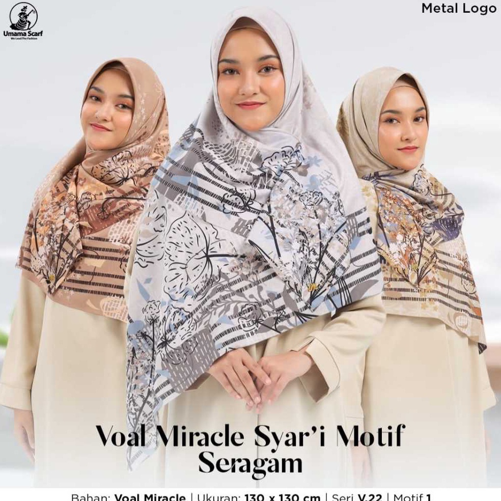 Lagi Tren.. JILBAB SEGI EMPAT MOTIF SYARI / HIJAB SYARI MOTIF BY UMAMA / JILBAB UMAMA SYARI MOTIF / 