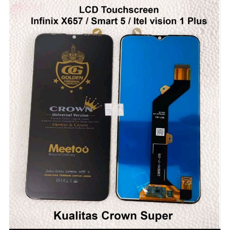 LCD Touchscreen Infinix Smart 5 X657 / Itel vision 1 Plus / Techno Spark 6 Go Crown Super.