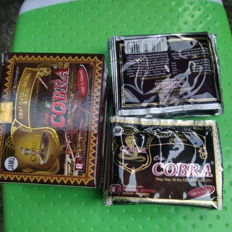 

78 herbal serbuk cobra gatal2 original isi 12 Terbaru ^_