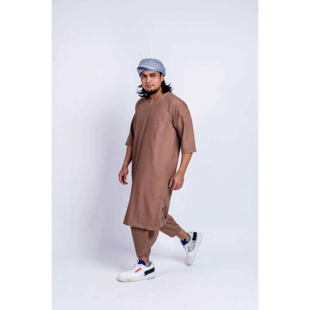 gamis kurta pria setelan ala malaysia