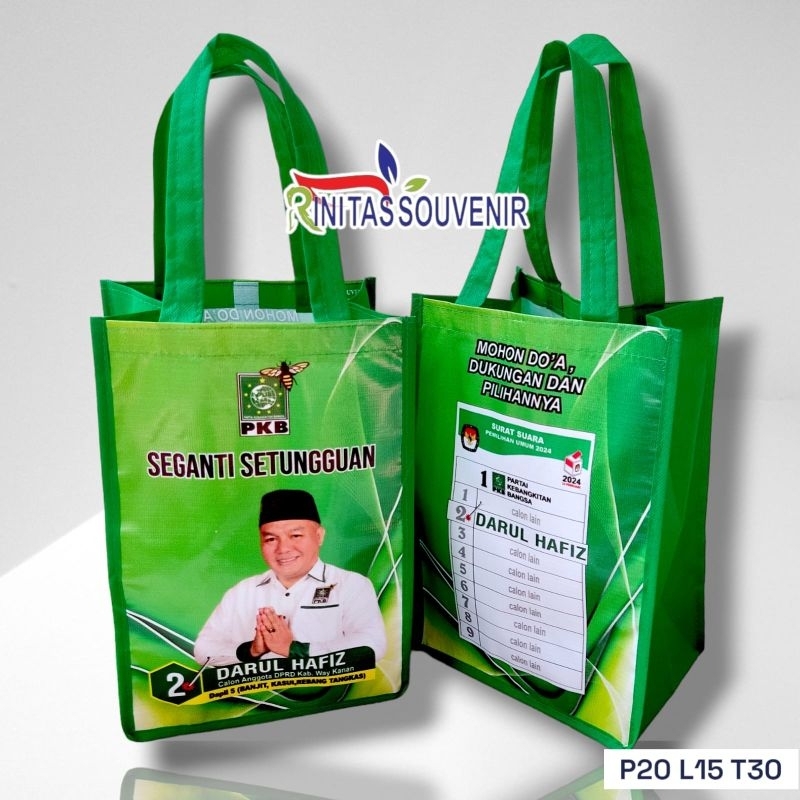 

Tas Partai Promosi Caleg Tas Promosi Caleg Custom 20*15*30