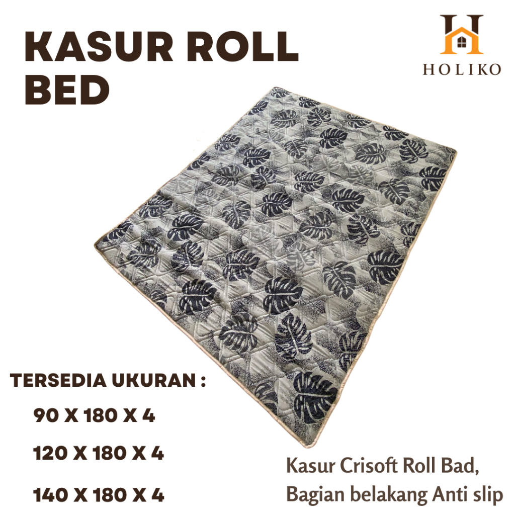 [HOLIKO] Kasur Busa Roll Bed Kasur Gulung Busa R50 Rebonded Crissoft