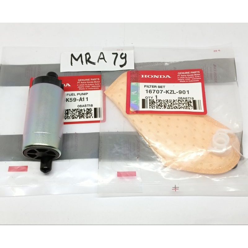 Rotak fuel pump K81+Filter fuel pump KZL Scoopy esp ring 12 Scoopy donat, Original