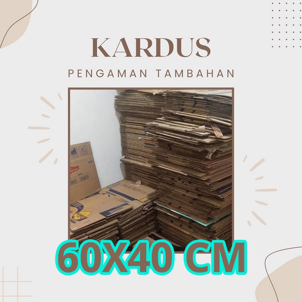 

60X40 Kardus Pengaman Tambahan Cetak + Frame