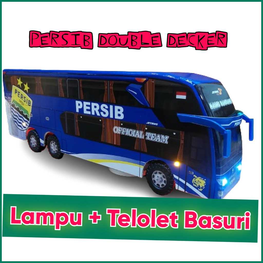 Miniatur bus bis PERSIB Double decker