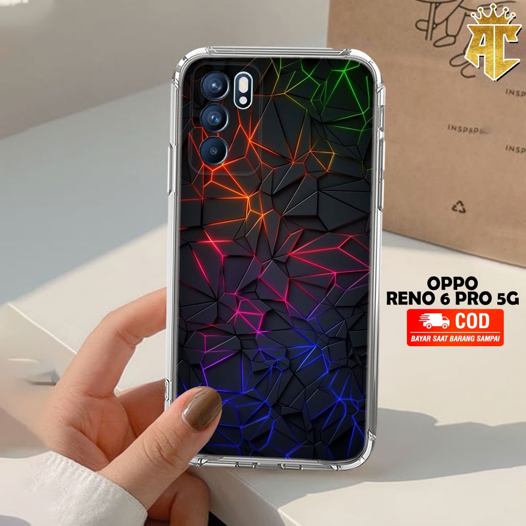 CASE OPPO RENO 6 PRO 5G - Casing OPPO RENO 6 PRO 5G Terbaru 2023 AERO STORE [ MOTIF 04 ] Silikon - C