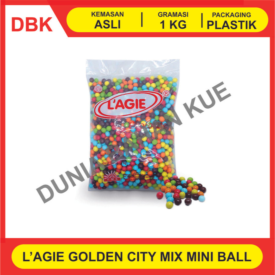 

LAGIE GOLDEN CITY MINI WARNA WARNI / CEMILAN COKLAT 1 KG - 1 DUS 6 PCS