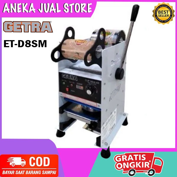 Cup Sealer Mesin Pres Gelas Plastik GETRA ET-D8SM/ETD8SM