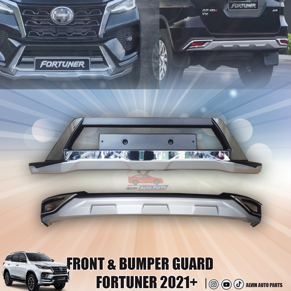 BUMPER DEPAN BELAKANG FORTUNER 2021+ / BUMPER GUARD FORTUNER VRZ