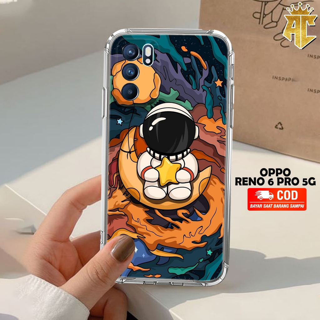 CASE OPPO RENO 6 PRO 5G - Casing OPPO RENO 6 PRO 5G Terbaru 2023 AERO STORE [ MOTIF 08 ] Silikon - C
