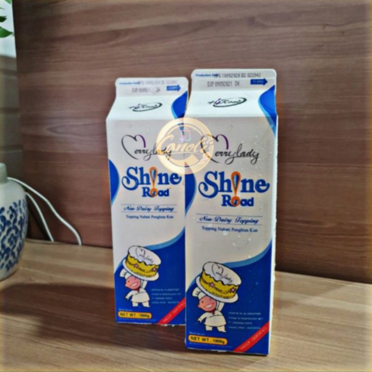 

shineroad whipping cream shine road whiped 1000 gr 1 kg l topping 54
