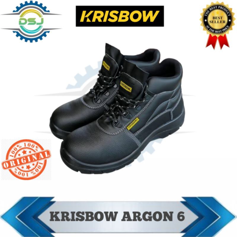 KRISBOW / Sepatu Safety Krisbow Argon 6 inch Original