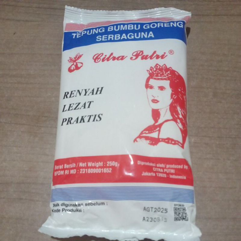 

Tepung Putri Bumbu Goreng Serbaguna