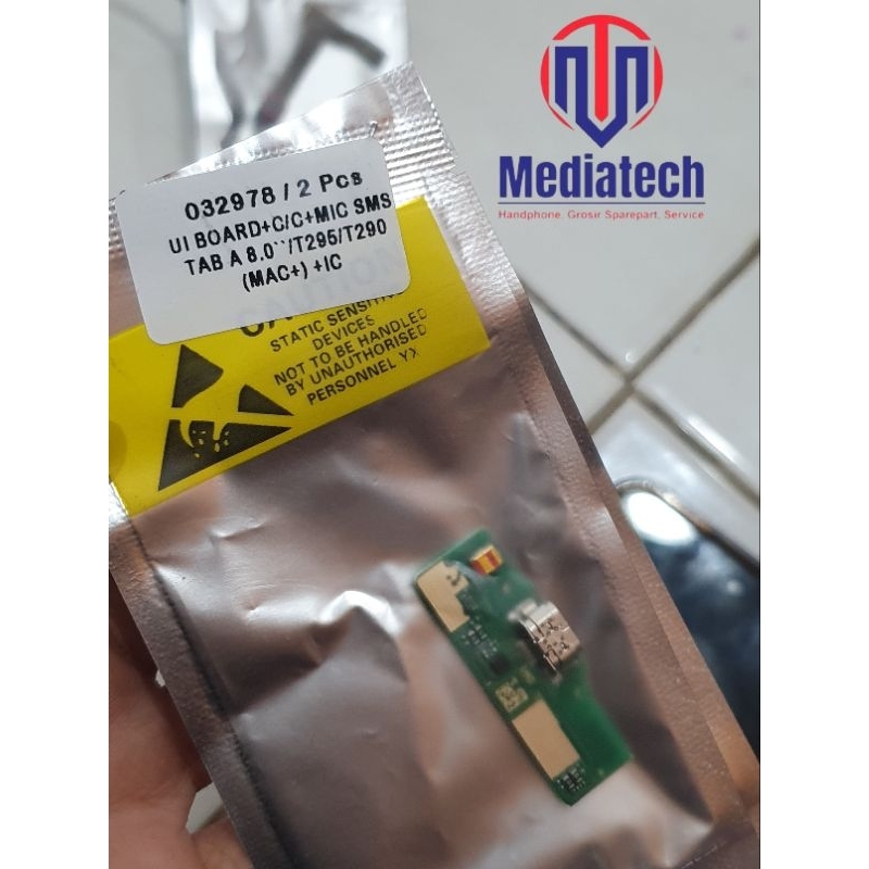 SUB-BOARD PAPAN CAS SAMSUNG TAB A 8.0"/T295/T290 (MAC+)+IC