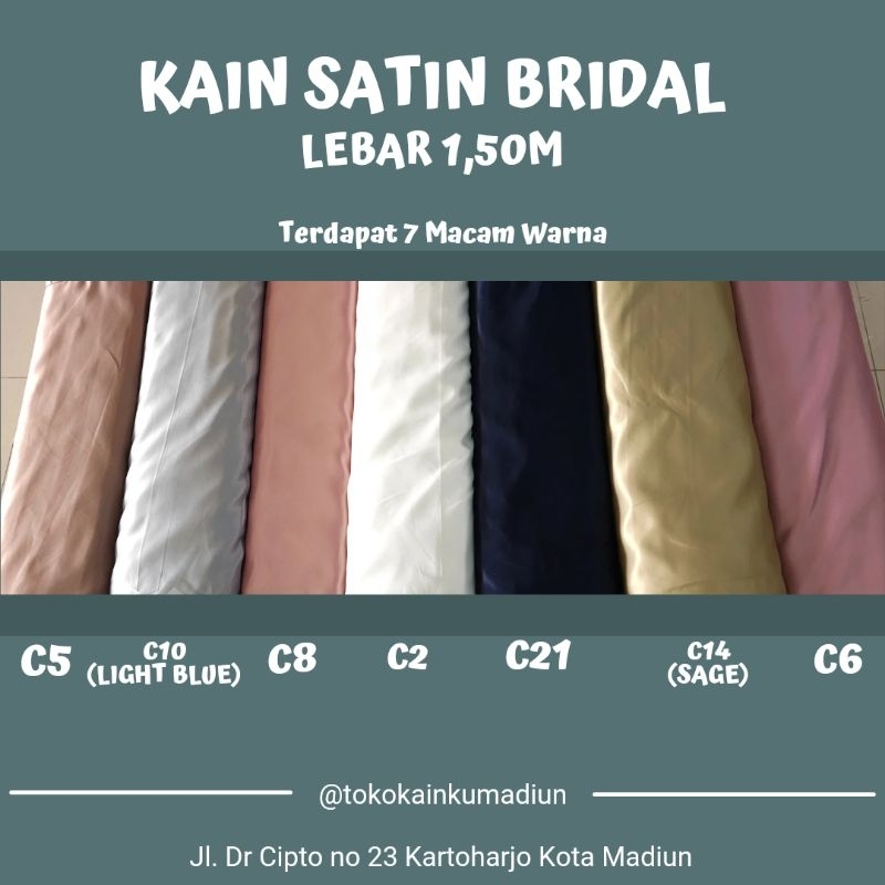 Satin Bridal lebar 1,50m