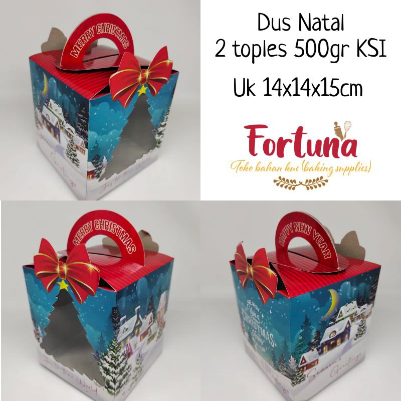 

Dus 2 Toples 500gr Bulat Natal Pita KSI (1pcs)