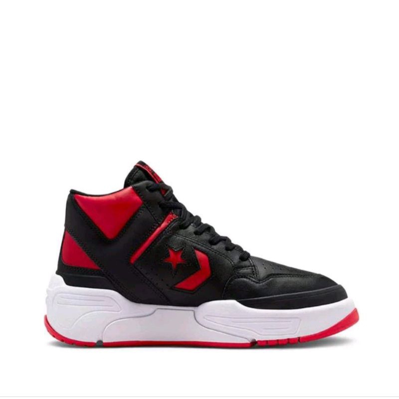 Sepatu Converse Weapon Cx Color blocked Leather - Black & Red | 100% Original & Authentic